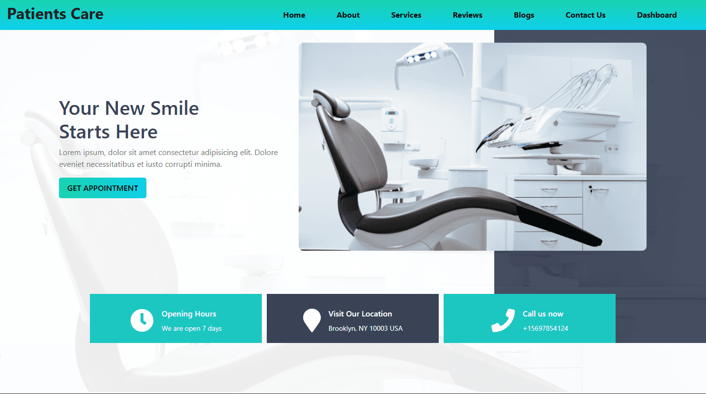 Robust healthcare platform with real-time appointments, prescription management, and Role-based access dashboards. Patients and doctors collaborate seamlessly with Firebase-backed security.